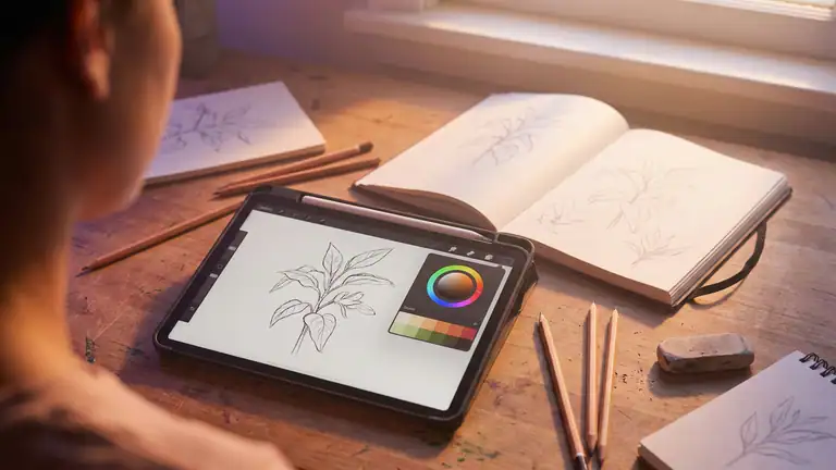 Sketchbook 리뷰: 기능보다 손끝의 흐름을 지키는 모바일 드로잉 앱 header