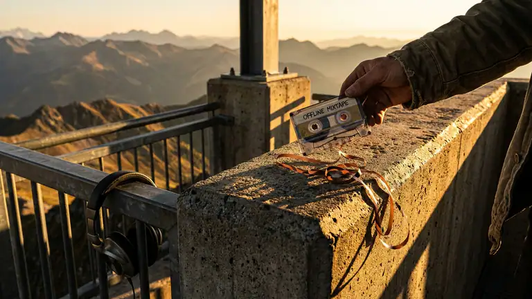 Altijd Muziek met YouTube Music's Offline Mixtape header